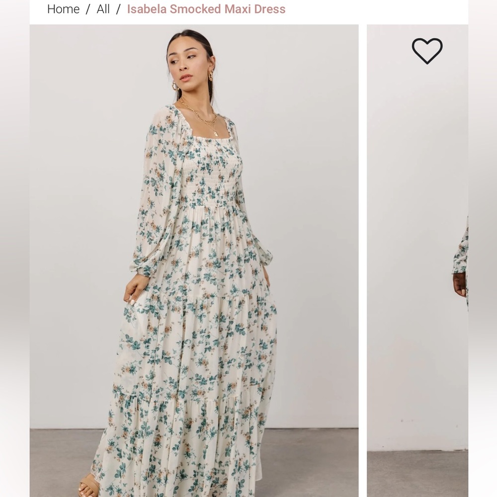 Baltic Born Floral Boho Plus Size Maxi Dress